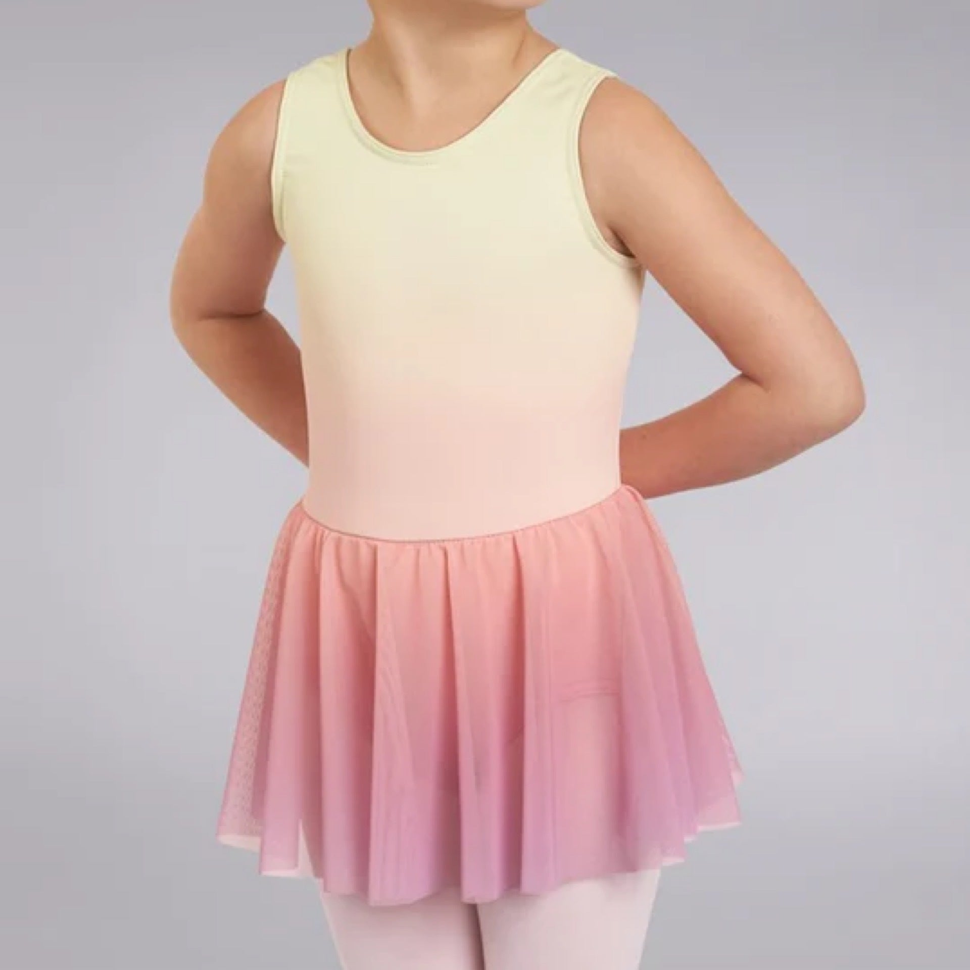 D11871 Weissman Kids Sugar Ombre Dress The Dancewear Place