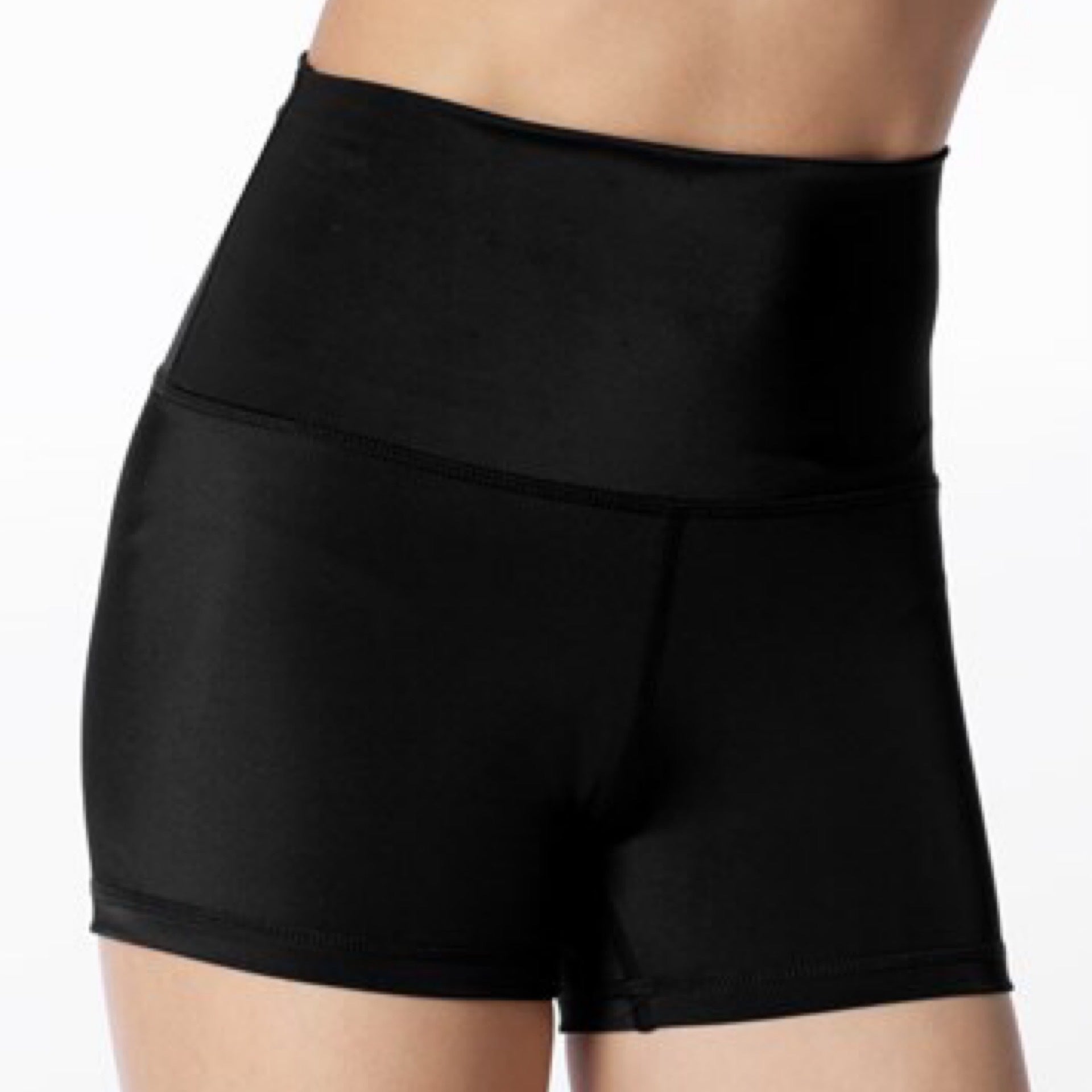 MT12504 Weissman Natural Wide Waist Shorts The Dancewear Place