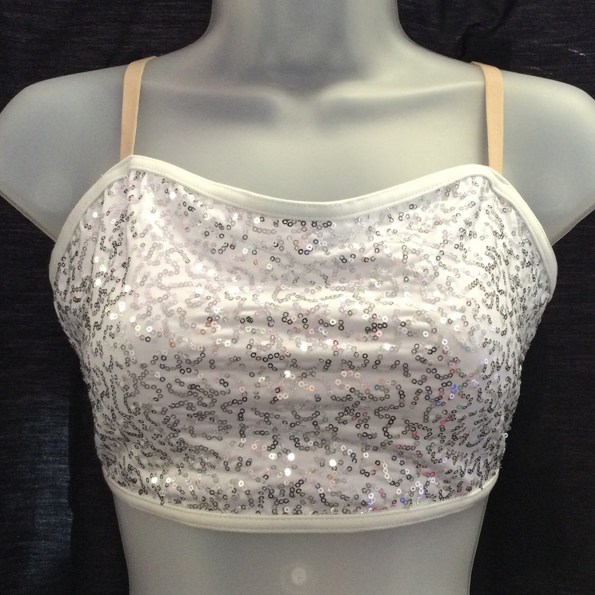 8455 Weissman Sequin Bra Top The Dancewear Place